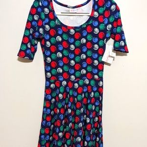 LuLaRoe Nicole Dress Polka Dots